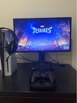 PS5 Slim 1TB disk Gaming Set up