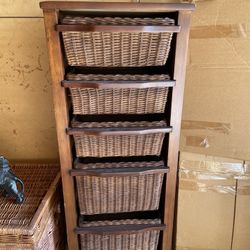 Wicker Storage Drawers