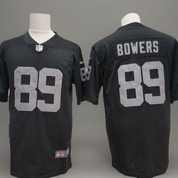 Nike Men's XL Authentic Brock Bowers Stitched NFL Jersey