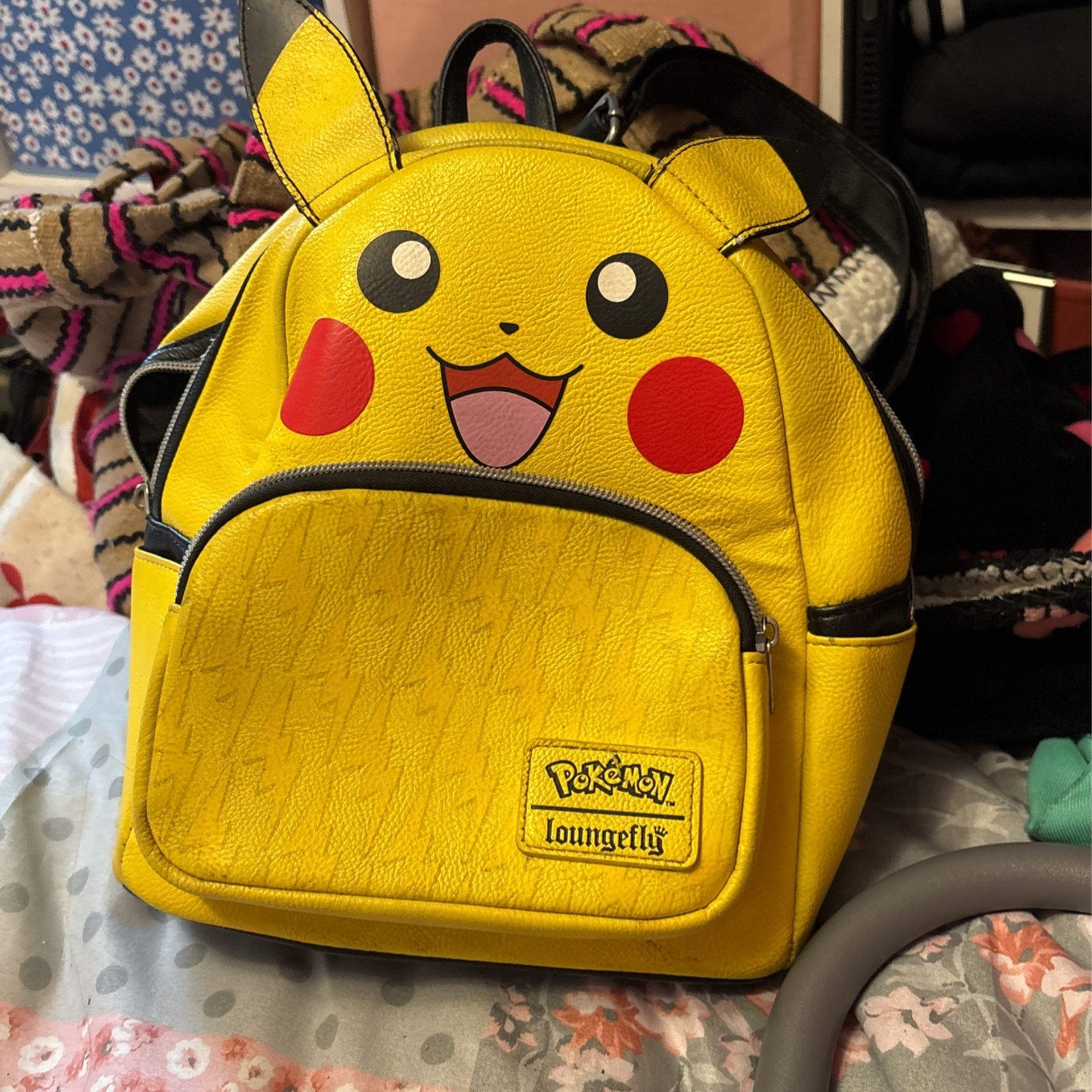 POKÉMON OFFICIAL AUTHENTIC Loungefly Pokemon Pikachu Cosplay Mini Backpack and Wallet EXCLUSIVE NWT with tag
