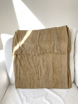 Golden brown drapes - 43.5in x 94in per panel (set of 2)