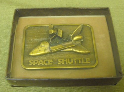 Vintage Space Shuttle Belt Buckle