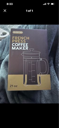 Quqiyso French Press Coffee Maker 21 oz