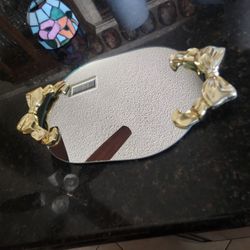 Vintage Mirror With Plastic Bowls