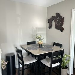 New Table And Chairs