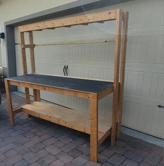 Wooden Work Bench