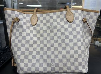Louis Vuitton Damier Azure Neverfull MM With Pouch