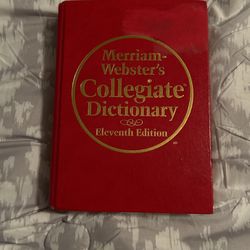 Merriam Webster’s Collegiate Dictionary 