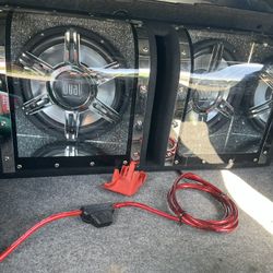 Dual 12 Inch Subs With Amp 