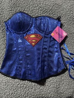 DC Super Girl Sequin Corset