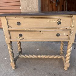 $45- Table Dresser Drawer / Wood End Table 