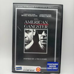 American Gangster (DVD, 2008, 2-Disc Set) Denzel Washington - Russell Crowe