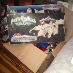 Power Rangers In Space Silver Titanus Carrier Zord 
