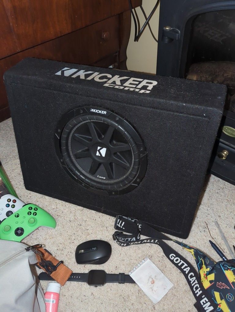 10" Kicker Competition Speaker And Kicker Box.