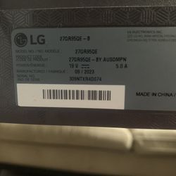 27”LG Ultragear Oled Monitor