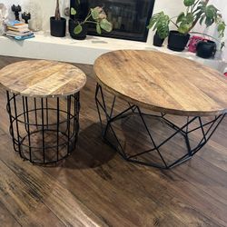 Coffee Table And End Table Set 