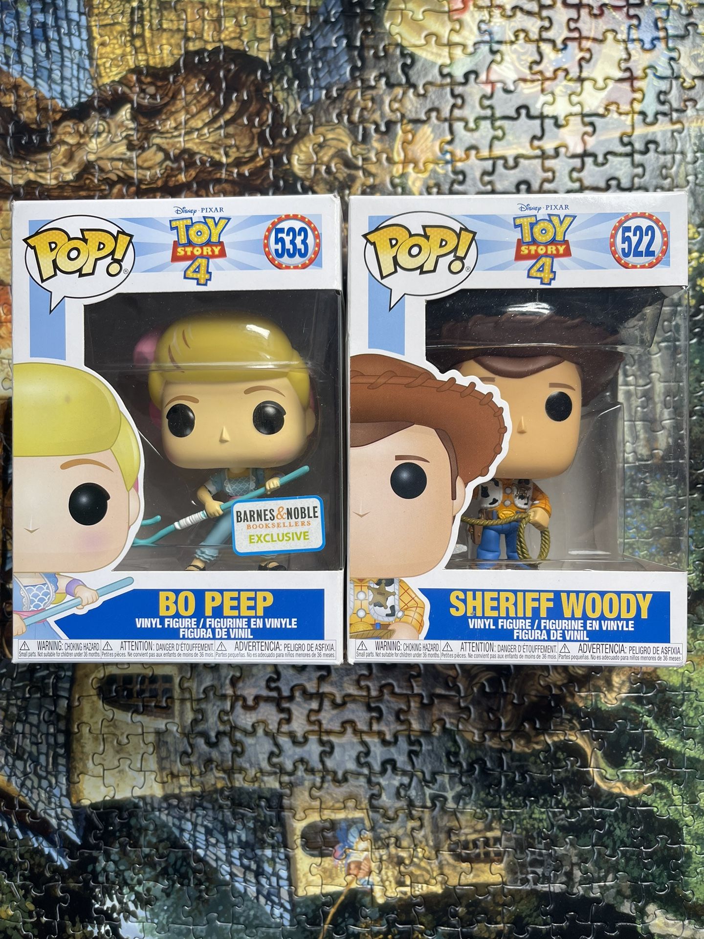 Funko Bo Peep in and Sheriff Woody 522 Bundle! Peep EXCLUSIVE for Sale in El Paso, TX - OfferUp