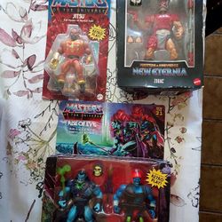 Masters Of The Universe Figures LOT 