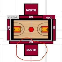 Heat Vs Pistons Courtside 10/28