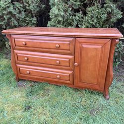 Solid wood dresser