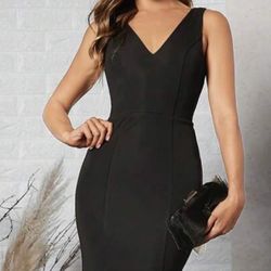 Mermaid Formal Elegant Black Dress