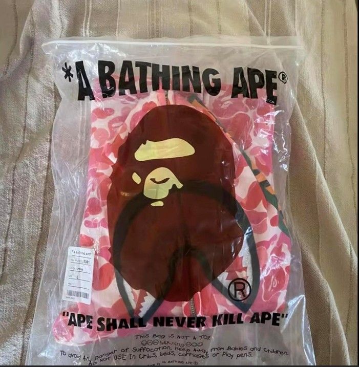 Bape Pink hoodie