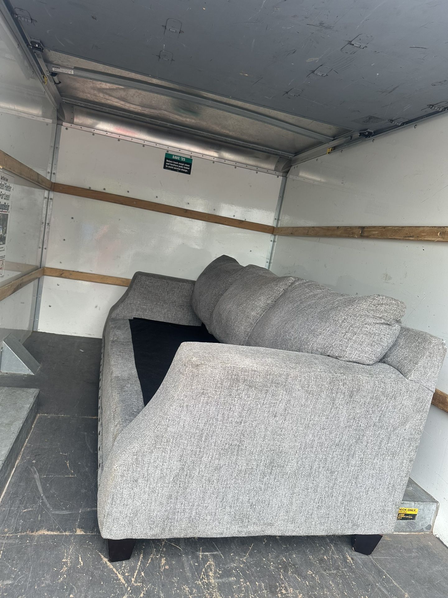 Grey Long Couch