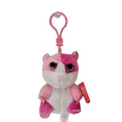 Russ Lil Peepers 4" Plush Clip On Paris The Hamster Backpack Hanger Keychain New