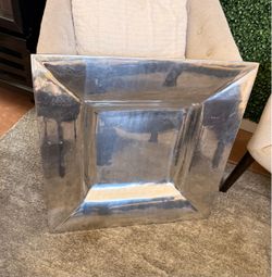 Pewter decorative plate bowl
