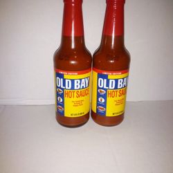 Collectable Old Bay Hot Sauce 2 Bottles BRAND NEW 