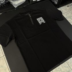 A Miri Black Bandana Paisley Tee Shirt