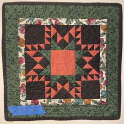 “Ginger Star” Quilted Wall Hanging