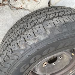 Rims And Tires 5x5 15in GoodYear Tires With Rims  Like New 