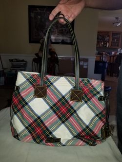 Large Plaid Dooney and burke