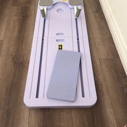 fitnessLAB Pilates Board Reformer Set - Foldable Home & Yoga Equipment for Strength & Flexibility