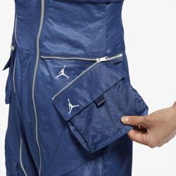 Nike Air Jordan Reflective Utility Flight Suit Jumpsuit Sz S