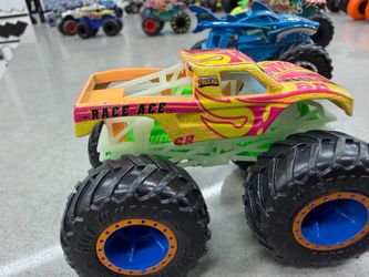 Hot wheels and monster trucks
