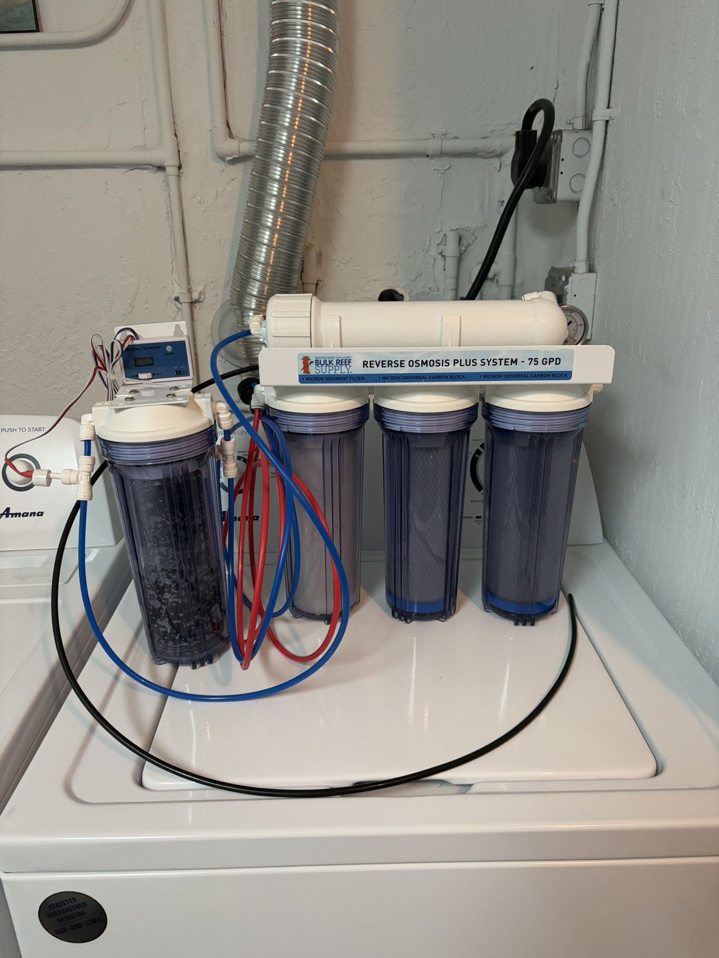 5 Stage Reverse Osmosis RODI Water Filtration System