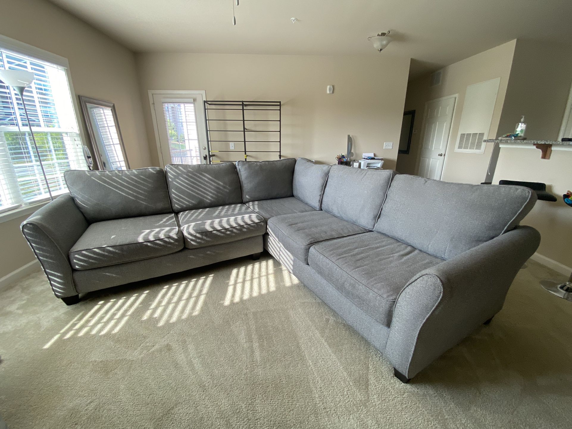 Large Gray Sectional