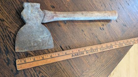 Vintage plumb axe hatchet hammer 16" unrestored hewing