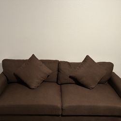 brown couch