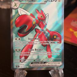 Pokemon TCG Scizor ex 195/162 Temporal Forces Holo Ultra Rare