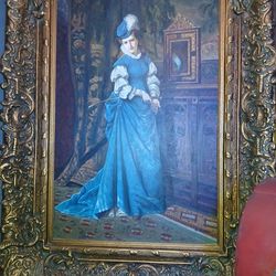 Victorian pict w/frame