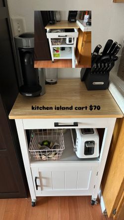 Kitchen island cart