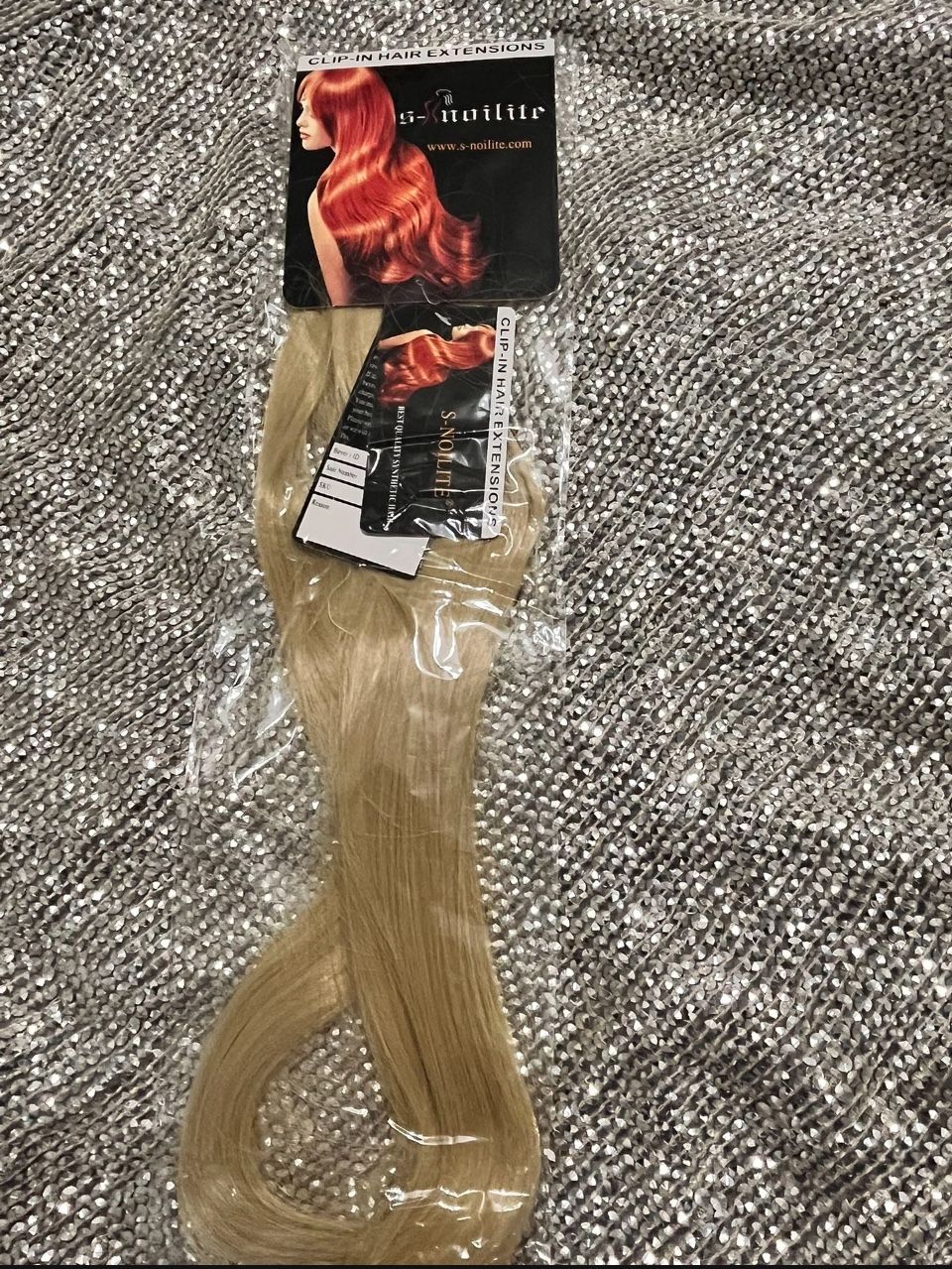 New Clip In Hair Blonde Extensions 20”