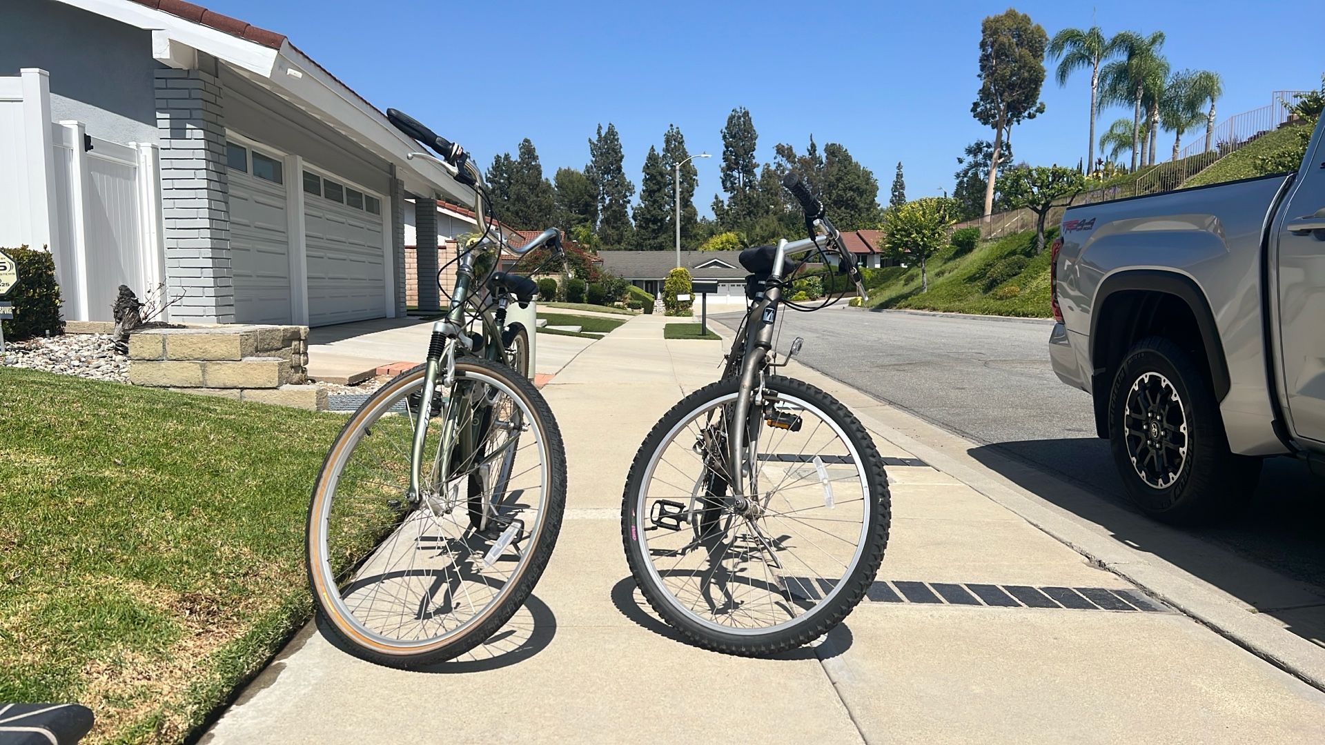 2 Bikes - Mountain Bike and Cruiser