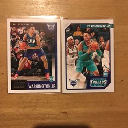 2019-20 PJ WASHINGTON JR 2 CARD ROOKIE LOT 