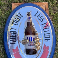 Miller Light Sign
