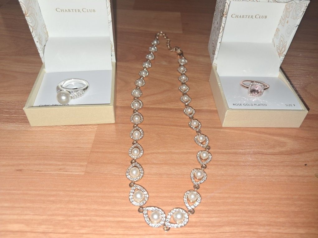 2 rings + 1chain real gold and silver plated(STEAL!)