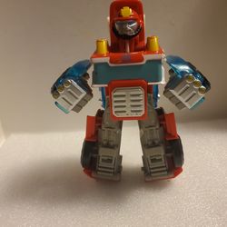 Transformers Rescue Bots Optimus Prime Fire Truck Figure Hasbro Autobot Toy